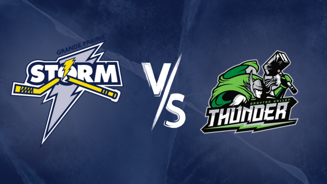 Grande Prairie Storm vs Drayton Valley Thunder